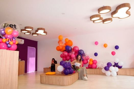 Sala de Recepção da unidade Jundiaí da PET Polivet Essência Terapêutica